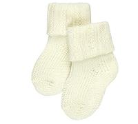 FALKE Flausch B So coton laine unies 1 paire, Chaussettes Mixte bébé, Blanc Off-White 2040, 74-80
