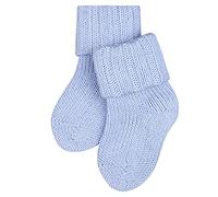 FALKE Flausch B So coton laine unies 1 paire, Chaussettes Mixte bébé, Bleu Crystal Blue 6290, 74-80