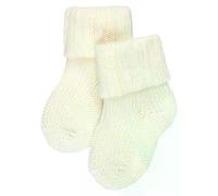 FALKE Flausch B So coton laine unies 1 paire, Chaussettes Mixte bébé, Blanc Off-White 2040, 62-68