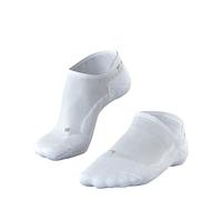 Falke GO2 Invisible W IN coton anti-ampoule 1 paire, Chaussettes de golf Femme, Blanc (White 2000), 37-38
