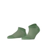 FALKE Grassbraid W Sn coton fantaisie 1 paire, Chaussettes basses Femme, Vert Nettle 7447, 37-38