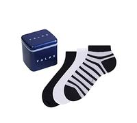 FALKE Happy Box Mix Multipack M Sn coton fantaisie lot de 3 paires, Chaussettes basses Homme, Multicolore Blue White Mix 0020, 39-42