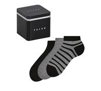 FALKE Happy Box Mix Multipack M Sn coton fantaisie lot de 3 paires, Chaussettes basses Homme, Multicolore Black Grey Mix 0010, 39-42
