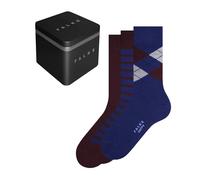 FALKE Happy Box Mix Multipack M So coton unies lot de 3 paires, Chaussettes Homme, Multicolore Blue Burgundy 0010, 43-46