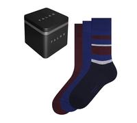 FALKE Happy Box Mix Multipack M So coton unies lot de 3 paires, Chaussettes Homme, Multicolore Burgundy Blue Mix 0020, 43-46
