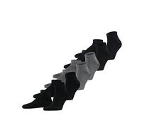 FALKE Happy 6-Pack M SN coton unies lot de 6 paires, Chaussettes basses Homme, Multicolore (Sortiment 0010), 43-46