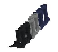 FALKE Happy Multipack M So coton unies lot de 6 paires, Chaussettes Homme, Multicolore Black Blue Grey 0020, 39-42