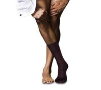 FALKE Highshine M So soie coton fantaisie 1 paire, Chaussettes Homme, Rouge Barolo 8526, 45-46