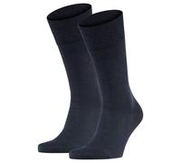 Falke Homme Chaussettes 2er Paquet - Sensible Berlin, Courte, Bande Confort, Uni