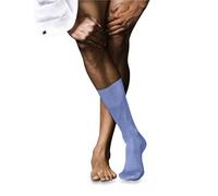 FALKE homme No. 9 chaussettes respirantes coton brillance légère renforcées couture plate aux orteils unies haute qualité élégantes pour tenues habillées et travail 1 paire