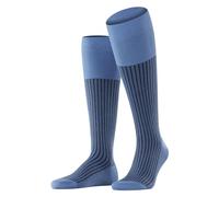 FALKE homme Oxford Stripe chaussettes longues respirantes coton fines renforcées douces couture plate aux orteils motif fantaisie élégantes pour vie quotidienne et travail 1 paire