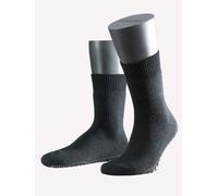 Falke Chaussettes-chaussons Homepads M Hp coton et laine picots sur la semelle Homme Noir 43/46