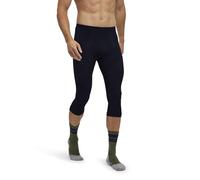 FALKE Homme Warm M Fil Fonctionnel Séchage Rapide 1 Pièce 3/4 Tights, Black (3000), XXL EU