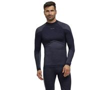 FALKE Hommes T-Shirt Manches Longues Opaque Coupe régulière Laine Vierge, Fibre Artificielle