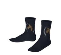 FALKE Horse K So coton fantaisie 1 paire, Chaussettes Mixte enfant, Bleu Space Blue 6116, 27-30