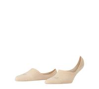 FALKE Invisible Step High Cut W IN coton unies 1 paire, Chaussettes invisibles Femme, Beige (Cream 4019), 35-36