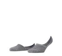 FALKE Invisible Step High Cut W In coton unies 1 paire, Chaussettes invisibles Femme, Gris Light Grey Melange 3390, 37-38