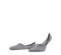 FALKE Invisible Step Medium Cut M In coton unies 1 paire, Chaussettes invisibles Homme, Gris Light Grey Melange 3390, 41-42