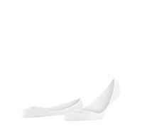 FALKE Invisible Step Medium Cut W In coton unies 1 paire, Chaussettes invisibles Femme, Blanc White 2000, 39-40