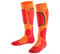 FALKE Enfants SK2 Intermediate Mi-bas anatomique Skiing Laine, Fibre artificielle