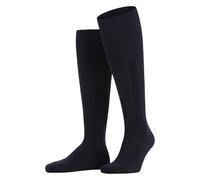 FALKE Lhasa Rib M Kh laine cachemire unies 1 paire, Chaussettes longues Homme, Bleu Dark Navy 6375, 43-46