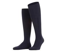 FALKE Lhasa Rib M Kh laine cachemire unies 1 paire, Chaussettes longues Homme, Bleu Dark Navy 6375, 43-46