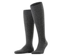 FALKE Lhasa Rib M Kh laine cachemire unies 1 paire, Chaussettes longues Homme, Gris Anthracite Melange 3080, 43-46