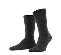 FALKE Lhasa Rib M SO laine viscose cachemire unies 1 paire, Chaussettes Homme, Gris (Anthracite Melange 3080), 43-46
