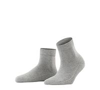FALKE Light Cuddle Pads W Hp coton picots sur la semelle 1 paire, Chaussettes Chaussons Femme, Gris Mid Grey Melange 3530, 35/38 EU