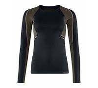 FALKE Line 1 Long Sleeve Chemise de randonnée Femme, Bleu (Marine 6122), XL