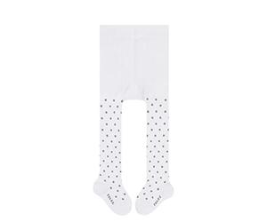 FALKE Little Dot, Collants Mixte bЋbЋ, Coton Biologique Durable, Blanc (Off-White 2040), 74-80 (1 Paire)