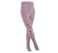 FALKE Little Flowers K Ti Baumwolle Dick Gemustert Collants, Rose Thulit 8663, 110-116 Mixte Enfant