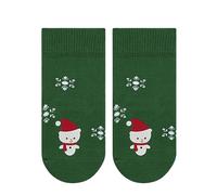 FALKE Little Snowman B SO coton motif fantaisie 1 paire, Chaussettes Mixte bébé, Vert (Grass Green 7290), 62-68