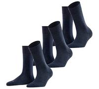 FALKE London Sensitive Lot de 3 paires de chaussettes pour femme - Bleu - Taille unique