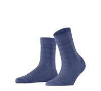 FALKE Madras W So coton fantaisie 1 paire, Chaussettes Femme, Bleu Smoky Blue 6483 Madras, 39-42