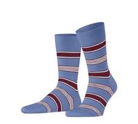 FALKE Marina Stripe M So coton fantaisie 1 paire, Chaussettes Homme, Bleu Cornflower Blue 6554, 45-46