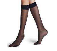 FALKE Matt Deluxe 20 DEN W Kh transparentes unies 1 paire, Chaussettes longues Femme, Bleu Marine 6179, 35-38