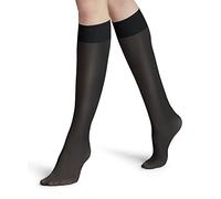 FALKE Matt Deluxe 20 DEN W Kh transparentes unies 1 paire, Chaussettes longues Femme, Gris Graphite 3146, 35-38
