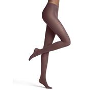 FALKE Matt Deluxe 30 DEN Legging transparent lisse élégant résistant taille large confort sans pression fin et matériau doux 1 pièce, Marron Cayenne 5950, XL
