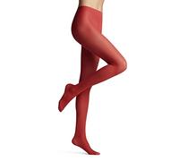 FALKE Matt Deluxe 30 DEN W Ti transparents fantaisie 1 paire, Collants Femme, Rouge Scarlet 8228, M
