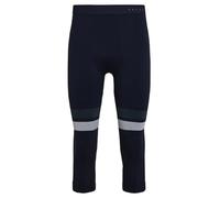 FALKE Maximum Warm 3/4 M Ti Fil Fonctionnel séchage Rapide 1 pièce, Couche de Base inférieure Homme, Bleu Space Blue 6116 Trend, M