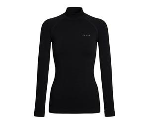 FALKE Maximum Warm High Neck W L/s SH Fil Fonctionnel séchage Rapide 1 pièce, Couche de Base supérieure Femme, Noir Black 3000 Trend, L