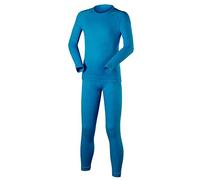 FALKE Maximum Warm K Uw fil fonctionnel séchage rapide 1 pièce, Jeu de couches de base Mixte enfant, Bleu Osiris 6407, 146-152