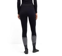 FALKE Maximum Warm Long W Ti Fil Fonctionnel séchage Rapide 1 pièce, Couche de Base inférieure Femme, Noir Black 3000 Trend, L