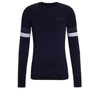 FALKE Maximum Warm Round Neck M L/s SH Fil Fonctionnel séchage Rapide 1 pièce, Couche de Base supérieure Homme, Bleu Space Blue 6116 Trend, XXL