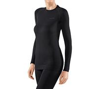 Falke Maximum Warm Round Neck W L/S SH Thermique Respirant séchage Rapide 1 pièce, Couche de Base supérieure Femme, Noir (Black 3000), M