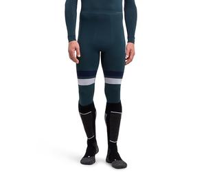 FALKE Maximum Warm Trend 3/4 M Ti fil fonctionnel séchage rapide 1 pièce, Couche de base inférieure Homme, Vert Holly 7385-O, L