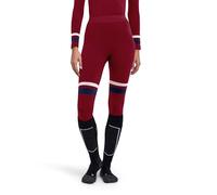 FALKE Maximum Warm Trend Long W Ti fil fonctionnel séchage rapide 1 pièce, Couche de base inférieure Femme, Rouge Merlot 8117, M