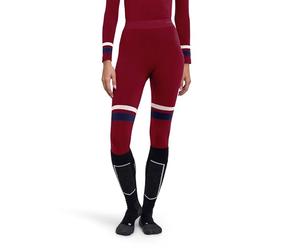 FALKE Maximum Warm Trend Long W Ti fil fonctionnel séchage rapide 1 pièce, Couche de base inférieure Femme, Rouge Merlot 8117, S