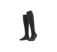 Falke Chaussettes longues femme Softmerino W – laine et coton – Gris anthracite mêlé 41-42